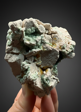 Load image into Gallery viewer, High-Grade Green Wavellite Collectors Specimen - Radiating Botryoidal Crystal Formation - Arkansas, USA
