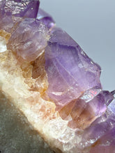 Load image into Gallery viewer, Premium Hematite-Phantom Deep Magenta Ametrine Cluster | Deccan Traps, India | Collector Mineral Specimen
