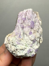 Load image into Gallery viewer, Purple Apatite on Matrix Collector Mineral Specimen from Paprok, Afghanistan

