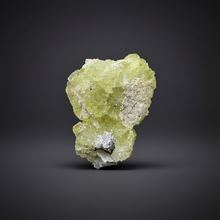 Load image into Gallery viewer, Vibrant Yellow Brucite Thumbnail Mineral Specimen | Collector Crystal from Killa Saifullah District in Balochistan Province, Pakistan
