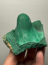 Load image into Gallery viewer, 3.8” High-Grade Malachite Stalactite “Cave” Formation | DR Congo | Mineral Collector Specimen
