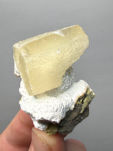 Load image into Gallery viewer, Rare Druzy Golden “Diamond” Calcite on Zeolite Matrix — Maharashtra, India | Collector Cabinet Specimen
