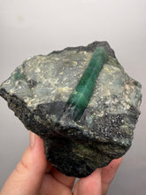 Load image into Gallery viewer, Emerald Variety Green Beryl on Matrix | Northern Bahia, Brazil | Collector Mineral Display Specimen
