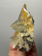 Load image into Gallery viewer, Isometric Fluorite &amp; Scalenohedral Calcite Specimen | Pakistan Mineral Collector Display Piece
