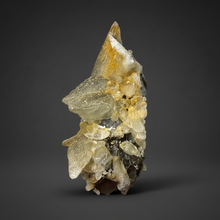 Load image into Gallery viewer, Isometric Fluorite &amp; Scalenohedral Calcite Specimen | Pakistan Mineral Collector Display Piece
