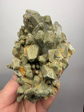 Load image into Gallery viewer, Chlorite-Included Quartz Cluster (Green Phantom Quartz) – Pakistan Mineral Specimen
