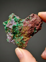 Load image into Gallery viewer, Brochantite Collector Mineral Specimen – Vivid Green Copper Crystals from Morocco

