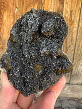 Load image into Gallery viewer, Druzy Black Apophyllite • Maharashtra, India
