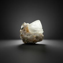 Load image into Gallery viewer, Golden Yellow Diamond Calcite with Pearl Heulandite | Premium Zeolite District Specimen (India)
