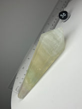 Load image into Gallery viewer, Dendrite Manganese and Iron Included Rainbow Fluorite Wand
