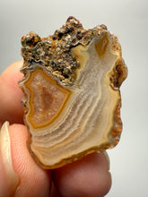 Load image into Gallery viewer, Polished Malawi Agate Half – High-Grade African Banded Agate Display Specimen
