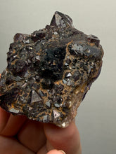 Load image into Gallery viewer, Premium Hematite-Phantom Deep Magenta Ametrine Cluster | Deccan Traps, India | Collector Mineral Specimen
