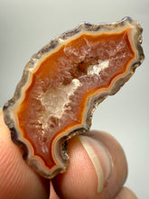 Load image into Gallery viewer, Polished Malawi Agate Half – High-Grade African Banded Agate Display Specimen

