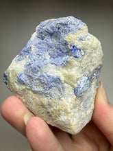 Load image into Gallery viewer, Afghan Lazurite Specimen | Deep Blue Lapis-Grade Crystal on Matrix | Collector Display Mineral
