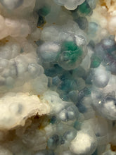 Load image into Gallery viewer, Blue-Green Chrysocolla in Botryoidal Chalcedony Cabinet Specimen | Indonesia
