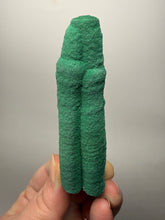 Load image into Gallery viewer, 3.5” Double Druzy Malachite Stalactite — Botryoidal “Cave” Formation | DR Congo  | Collector Mineral Specimen
