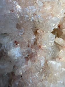 Mint Green + Pink Apophyllite + Pink Heulandite • Maharashtra, India