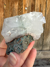 Load image into Gallery viewer, Mint Green Apophyllite w Red Phantoms • Maharashtra, India
