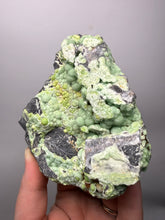 Load image into Gallery viewer, High-Grade Green Wavellite Collectors Specimen - Radiating Botryoidal Crystal Formation - Arkansas, USA
