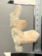 Load image into Gallery viewer, Gemmy Stilbite Crystals on Volcanic Stalactite — Deccan Traps, Maharashtra, India
