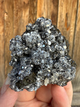Load image into Gallery viewer, Druzy Black Apophyllite + White Stilbite • Maharashtra, India
