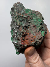 Load image into Gallery viewer, Brochantite Collector Mineral Specimen – Vivid Green Copper Crystals from Morocco
