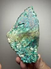 Load image into Gallery viewer, 4” Polished Native Copper in Chrysocolla — Display Specimen (Indonesia)
