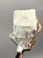Load image into Gallery viewer, Lustrous Apophyllite over Red Heulandite (Zeolite Pocket) — Deccan Traps, Maharashtra, India
