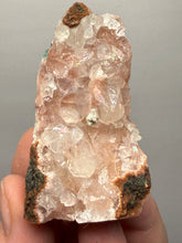 Load image into Gallery viewer, Pink Apophyllite on Red &amp; Green Heulandite – Deccan Traps, Maharashtra, India
