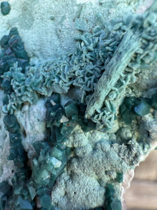 Gemmy Green Heulandite • Maharashtra, India