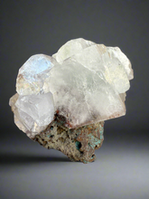 Load image into Gallery viewer, Mint Green Apophyllite w Red Phantoms • Maharashtra, India

