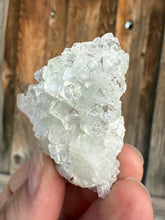 Load image into Gallery viewer, Light Mint Green Radial (Disco Ball) Apophyllite + Pink Stilbite • Maharashtra, India
