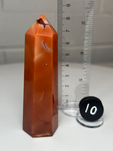 Carnelian (Red and Orange) Obelisk Tower