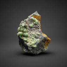 Load image into Gallery viewer, High-Grade Green Wavellite Collectors Specimen - Radiating Botryoidal Crystal Formation - Arkansas, USA
