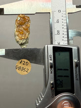 Load image into Gallery viewer, Hessonite Garnet Cluster on Matrix – Thumbnail Collector Specimen from Pakistan | High-Grade Orange-Red Garnet Crystals
