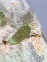 Load image into Gallery viewer, Pink Morganite, Mint Green Tourmaline, Purple Lepidolite in Quartz – Pegmatite Mineral Specimen from Pakistan
