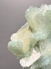Load image into Gallery viewer, Luminous Mint Apophyllite with Glittering Druzy Sugar Quartz – India
