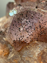 Load image into Gallery viewer, Natural Botryoidal Goethite on Amethyst Cluster | Collector Mineral Specimen | Morocco
