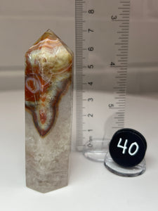 Amethyst and Agate Obelisk Tower