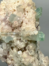 Load image into Gallery viewer, Light Purple Lepidolite with Light Green Tourmaline on Matrix – Pakistan Mineral Specimen | Collector Grade
