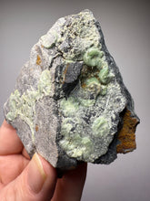Load image into Gallery viewer, High-Grade Green Wavellite Collectors Specimen - Radiating Botryoidal Crystal Formation - Arkansas, USA
