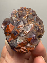 Load image into Gallery viewer, Premium Hematite-Phantom Deep Magenta Ametrine Cluster | Deccan Traps, India | Collector Mineral Specimen
