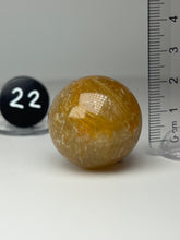 Load image into Gallery viewer, Golden Rutile Quartz (AKA Golden Angel Hair Quartz) Sphere
