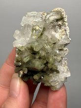 Load image into Gallery viewer, Chlorite-Included Quartz Cluster (Green Phantom Quartz) | Pakistan Mineral Specimen
