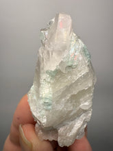 Load image into Gallery viewer, Blue Indicolite Tourmaline w Lepidolite on Quartz Matrix – Pegmatite Mineral Specimen from Pakistan
