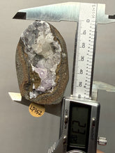 Load image into Gallery viewer, Druzy Lavender “Cactus” Amethyst + Diamond Calcite + Druzy Chalcedony Vug — Deccan Traps, Maharashtra, India
