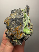 Load image into Gallery viewer, High-Grade Green Wavellite Collectors Specimen - Radiating Botryoidal Crystal Formation - Arkansas, USA
