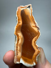 Load image into Gallery viewer, Indonesian Sumatra Agate Pair – Vibrant Banded Chalcedony with Rich Color Zoning | Ethical Lapidary &amp; Collector Display Specimens
