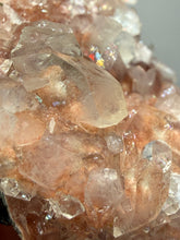 Load image into Gallery viewer, Pink Apophyllite on Red &amp; Green Heulandite – Deccan Traps, Maharashtra, India
