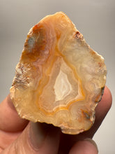 Load image into Gallery viewer, Polished Malawi Agate Half – High-Grade African Banded Agate Display Specimen

